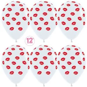 Поцелуи, белый пастель 12" (Колумбия)