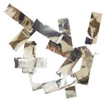 Конфетти для шаров "Прямоугольники"фольга,серебро d=1-3 см., 50 гр.