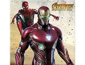 Салфетки бумажные "Мстители Инфинити" 33 см 20 шт.