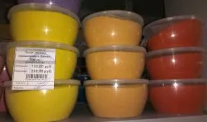 Песок цветной окрашенный в банках, 500 гр.