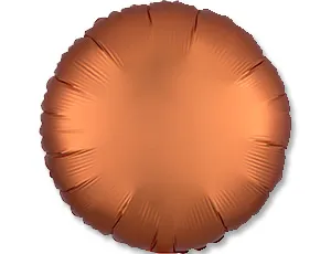 Круг Сатин Amber (оранжевый) 18" (Анаграм) 1204-0733