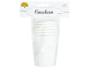 Стакан белый 250 мл 6 шт. 1502-6218