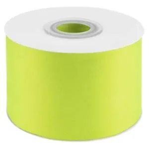 Лента атлас зеленый неон 50 мм*22,85 м