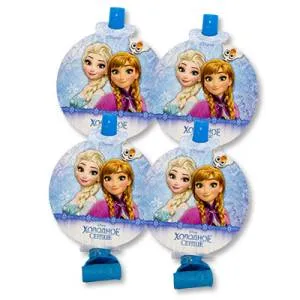 Язычок-гудок с карточкой  Disney "Холодное сердце" 8шт