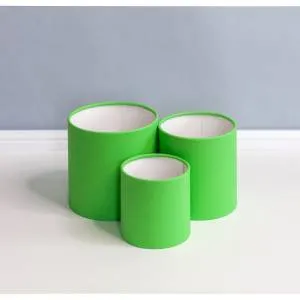Коробка цилиндр 21*21 см. "Лайм" без крышки
