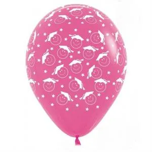 Смайл Выпускник, ассорти пастель 12" (Колумбия)