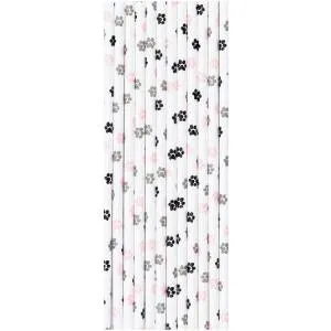 Трубочка д/коктеля бум."Котики" 12шт./1502-4561          