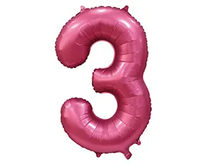 Цифра "3" - Гранат Сатин в упак/ Китай 1207-3284