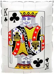 22" Покер, Карта Король Треф / Китай 26863