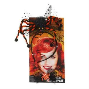 Карнавальный набор "Паук" (ободок,повязка) 1052517