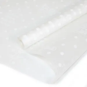 Пленка матовая Flower blossons, белая  0,7*10  м./19183/1