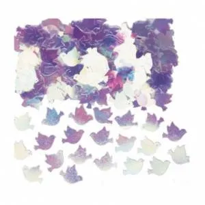 Конфетти  "Голуби розовые перламутровые", 14 гр.