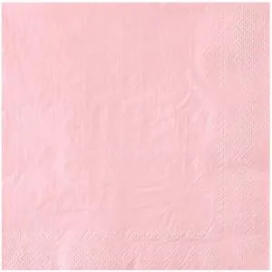 Салфетка пастель Розовая 33 см 12шт./1502-4902