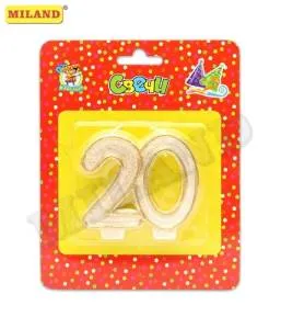 Свеча для торта "Цифра 20"