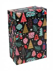 Коробка-Крафт Стильный НГ 34*22*7мм/Кор-2622