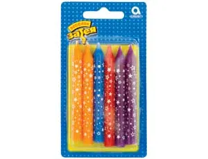 Свечи д/торта Звезды 8 см. 12 шт. 1502-1132