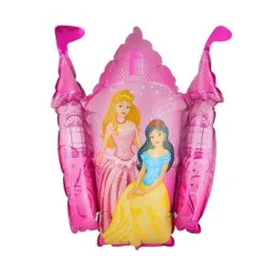 МИНИ Принцессы и замок розовый