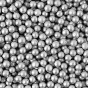 Шарики пенопласт, Серебро 6-8 мм 10 гр / 6233551