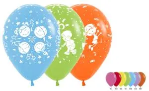 Детки (3 дизайна) 12" пастель (Колумбия)    