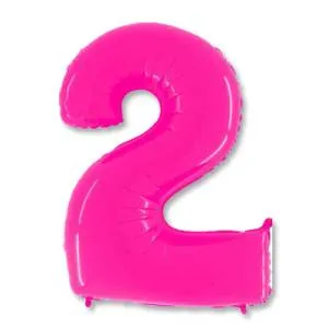 Цифра "2" -  Яркий розовый /Grabo                     