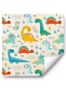 Упак. бумага "Динозаврики" 2 листа/151101119