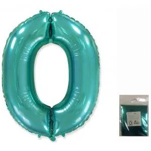 Цифра "0" - тиффани в упак/ Flexmetal