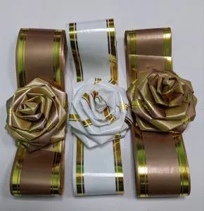 Ленты гостевые бумажные с розами (3 шт.)