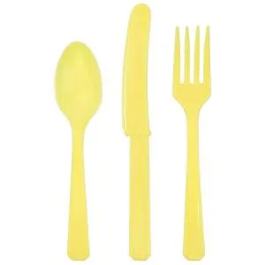 Столовые приборы Pastel Yellow 24 шт./ 1502-6792
