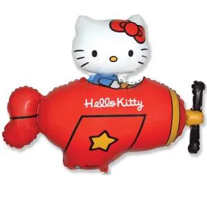 МИНИ Hello Kitty самолет красный