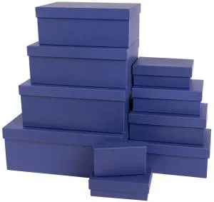Коробка 17*10*7 см темно-синий / 2050961