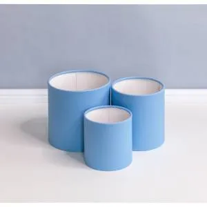 Коробка цилиндр 21*21 см. "Каролина Блю" без крышки