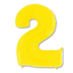 Цифра "2" -  Яркий желтый /Grabo                     