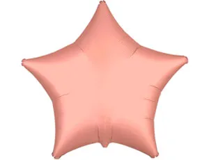 18" Звезда металл Розовый коралл (Россия) / 1204-0984