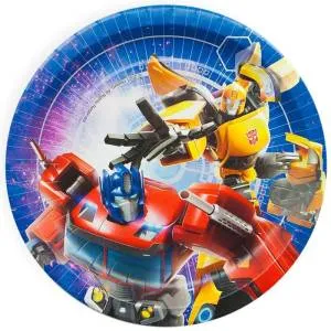 Тарелки "Трансформеры" 9", 6 шт./328745/РР
