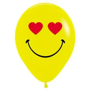 Смайл влюбленный 12" пастель (Колумбия)