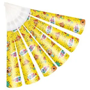 Горны Три Кота желтый 6шт