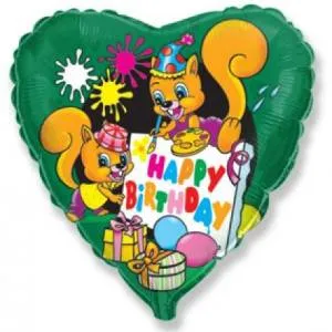 18" НВ Белки с подарками (Flexmetal)