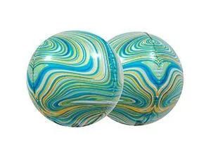 Сфера 3D Мрамор мятный 15" (Китай)/ 1209-0318