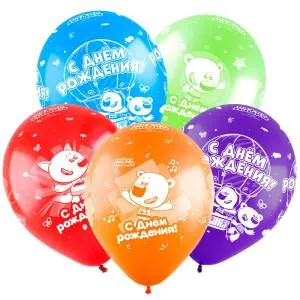 12" Мини-Мишки СДР, ассорти пастель (Вьетнам) DECOBAL / 312812-50