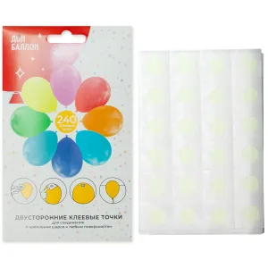 Двусторонние клейкие круги 240шт / 615302