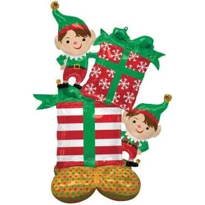 AIR НГ Эльфы и подарок (ходячий шар)/1208-0572