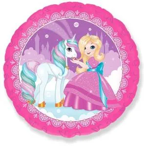 18" Круг Принцесса Мия и единорог (Bravo) / 411557