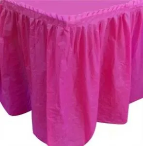Юбка для стола "Делюкс" Фуксия 0,75*4м (Колумбия)