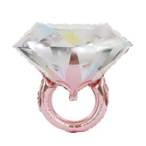 МИНИ Кольцо с бриллиантом розовое золото / 190059/160762