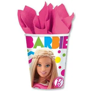 Стаканы  "Барби" 8 шт.