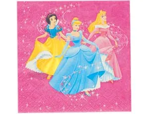 Салфетки бумажные "Принцессы"