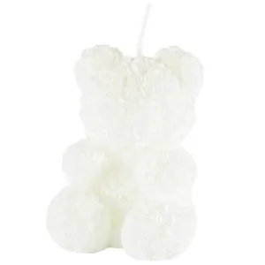 Свеча "Медведь" Перламутровый жемчуг 7*8,5 см./3975