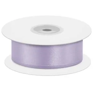 Лента атлас сиреневый 7 мм*22,85м L07044