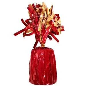 Грузик д/шара Цилиндр мет красный 140гр / 1302-1254