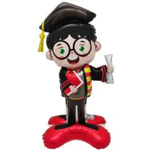 AIR 3D Мальчик выпускник в очках (ходячий шар)/ 1208-0940